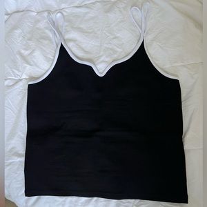 MANGO Strap Black Top